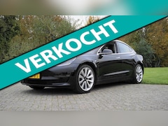 Tesla Model 3 - Long Range AWD 75 kWh Panoramadak zwart leder