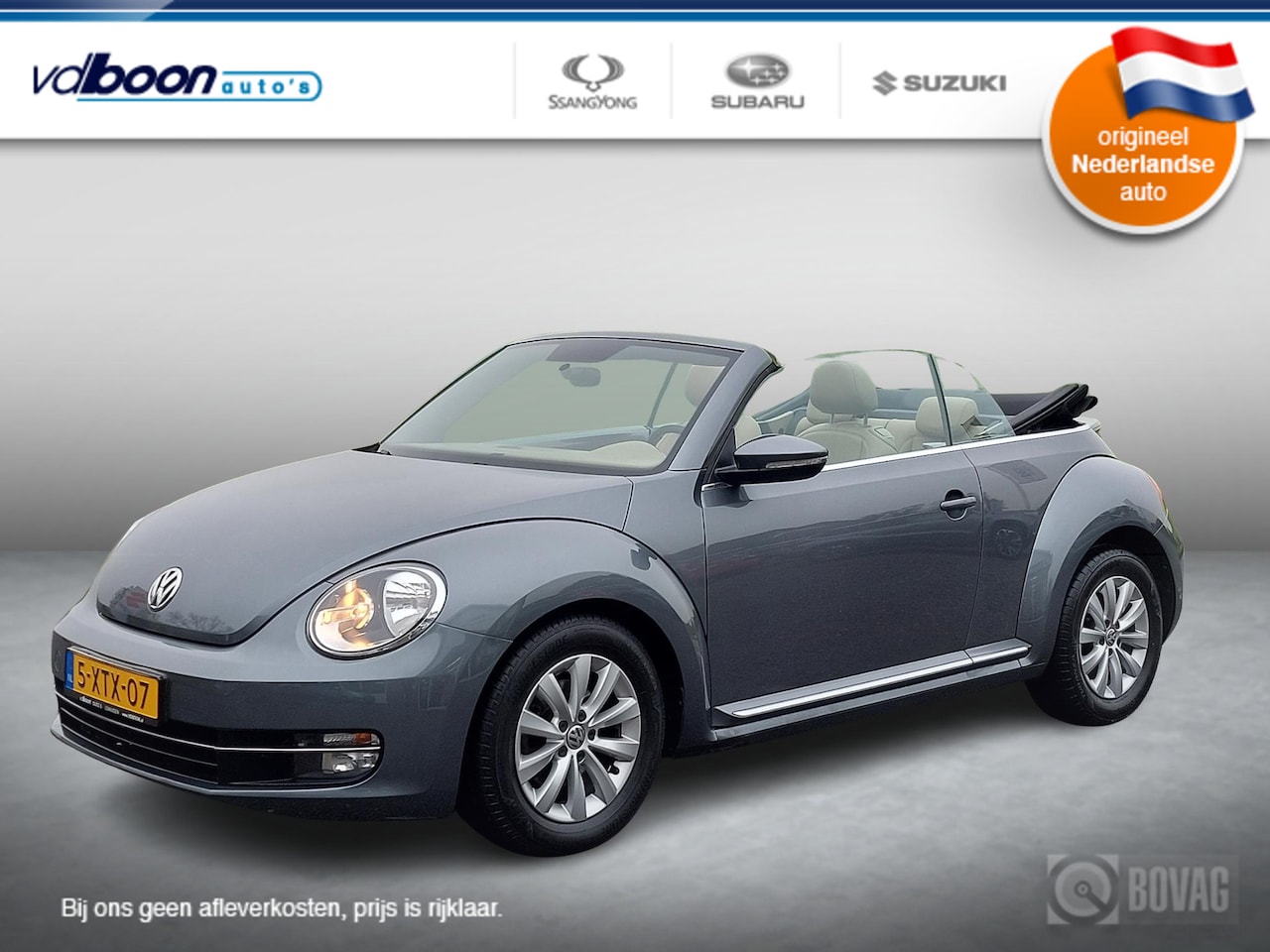 Volkswagen Beetle Cabriolet - 1.2 TSI Design BlueMotion rijklaarprijs!! - AutoWereld.nl