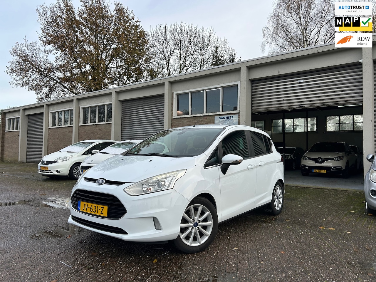 Ford B-Max - 1.0 EcoBoost Titanium Navi/Cruise/Climate/ Lichtmetalen velgen/6 maanden garantie! - AutoWereld.nl