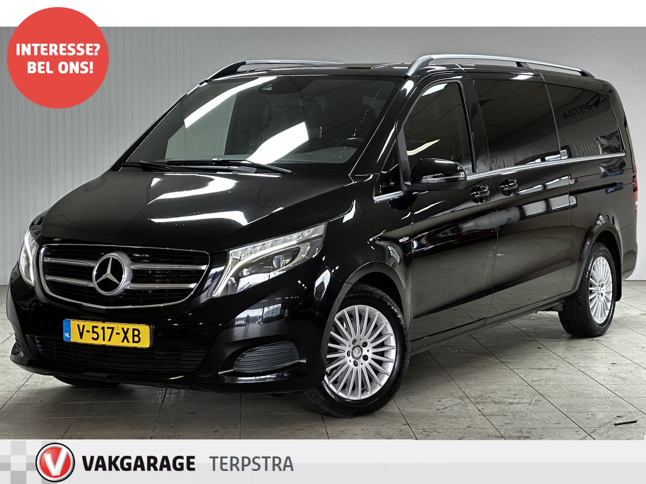 Mercedes-Benz V-klasse - 250d 4-MATIC Extra Lang DC Avantgarde/ Automaat!/ Trekhaak/ 2X Schuifdeur/ LED Koplampen/ - AutoWereld.nl