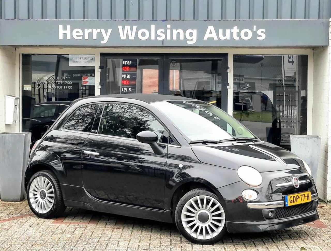 Fiat 500 C - 1.2 Sport Cabrio Leder Pdc Navi Clima - AutoWereld.nl