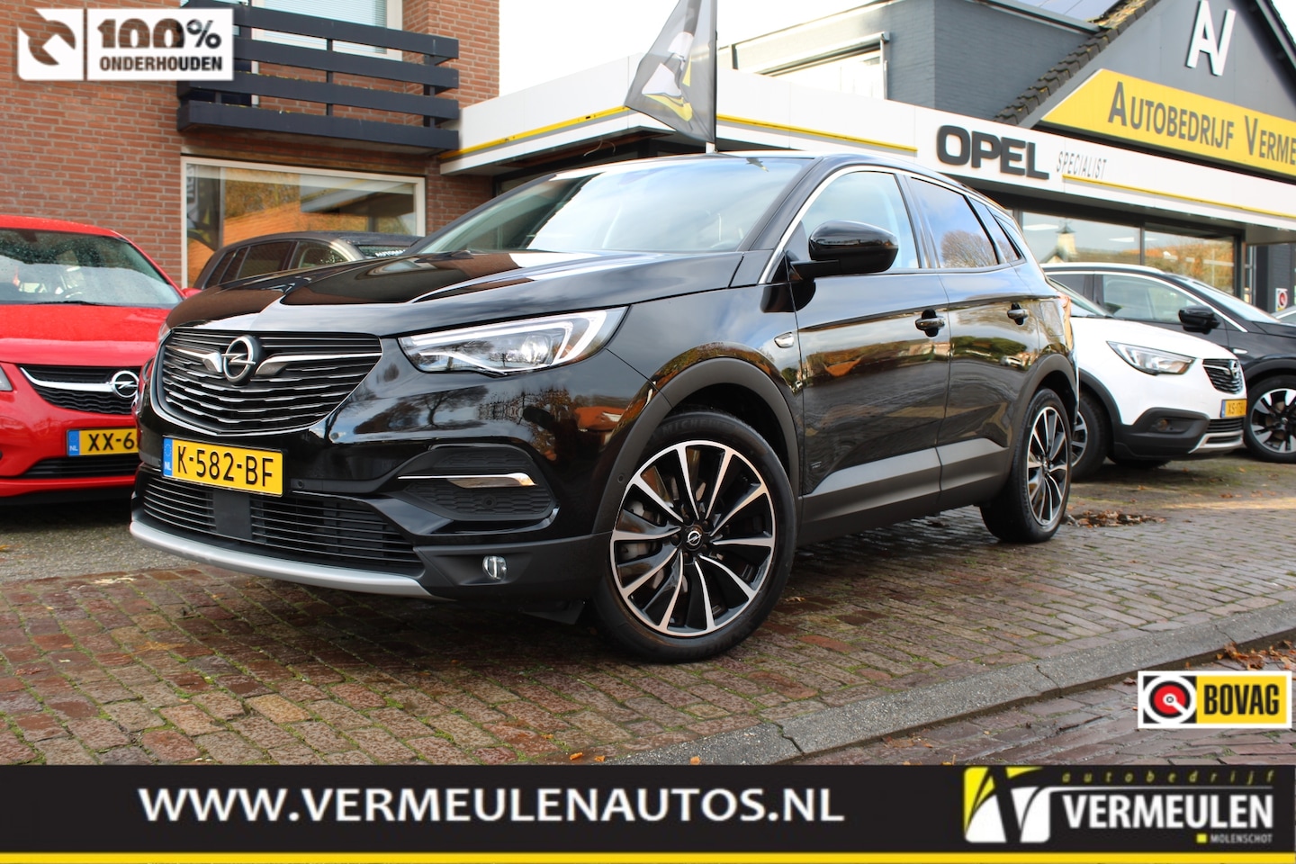 Opel Grandland X - 1.6 Turbo Hybrid 225PK Business Executive Automaat + 19"/ Navi/ Clima/ Cruise/ Camera/ NL - AutoWereld.nl