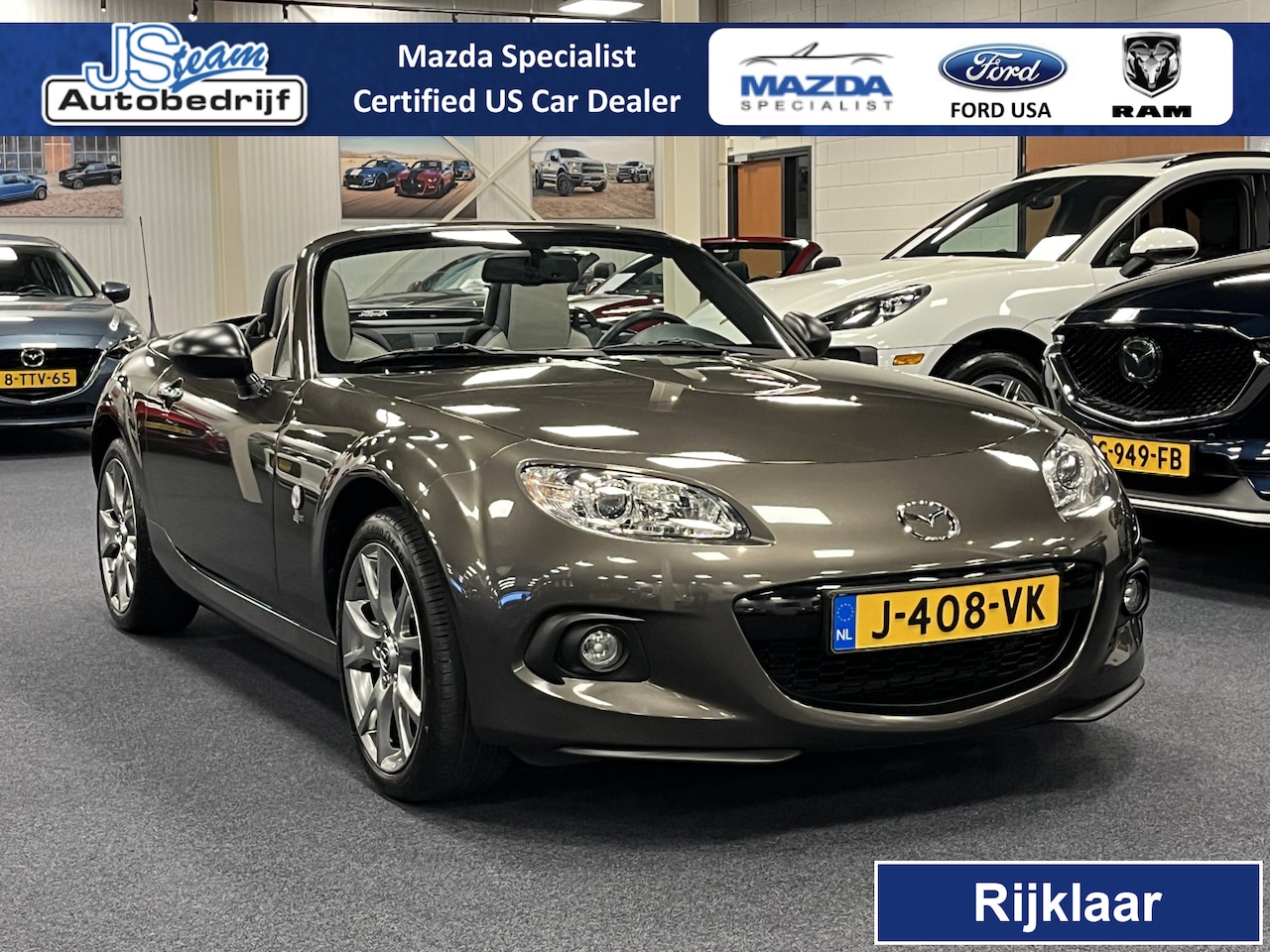 Mazda MX-5 Roadster Coupé - NC 1.8i Silver Edition Airco Leder Navi Cruise - AutoWereld.nl