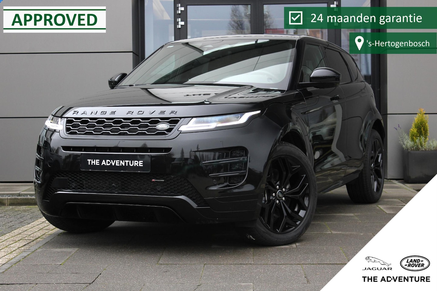 Land Rover Range Rover Evoque - P300e Dynamic SE | Glazen Dak | Winterset | Black - AutoWereld.nl