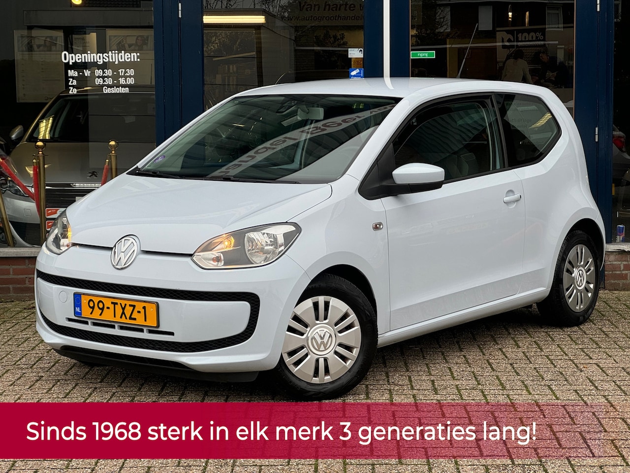 Volkswagen Up! - 1.0 move up! BlueMotion 75PK! NL AUTO NAP! Cruise l Airco l PDC l Elek pakket! TOPSTAAT! - AutoWereld.nl