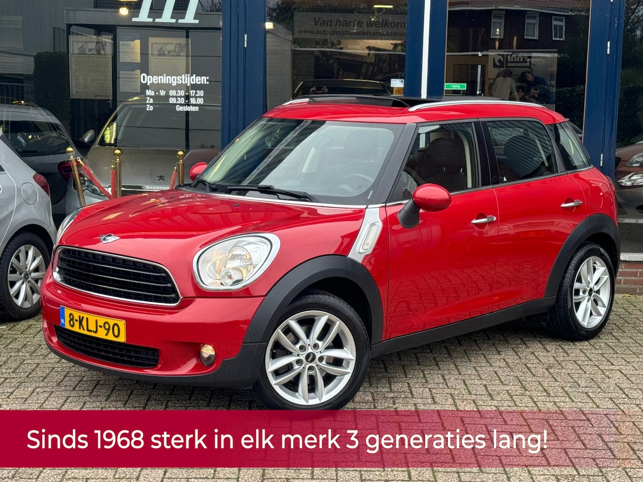 MINI Countryman - Mini 1.6 One Holland Street! KMST NAP NL AUTO! Pano l Navi l Cruise l Leer l LMV! DEALER O - AutoWereld.nl