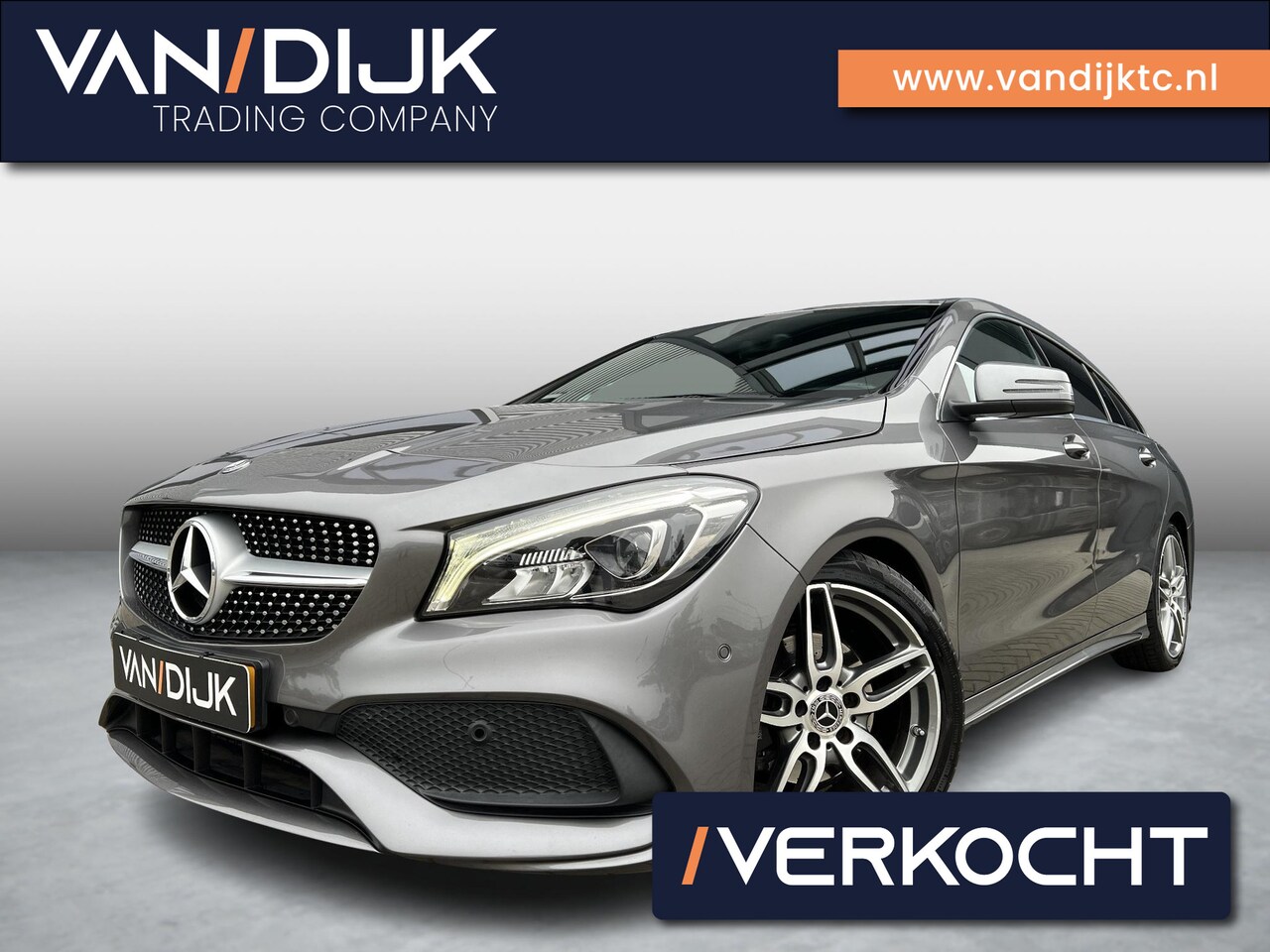 Mercedes-Benz CLA-klasse Shooting Brake - 180 BNS Solution AMG ✓Full LED ✓Navigatie ✓Camera ✓Apple Carplay & Android Auto ✓Half Lede - AutoWereld.nl