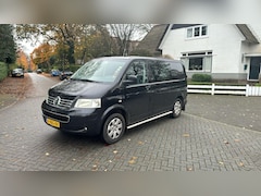 Volkswagen Transporter - 2.5 TDI 300 4Motion Trendline DC Dubbele Cabine Airco Zwart 2009