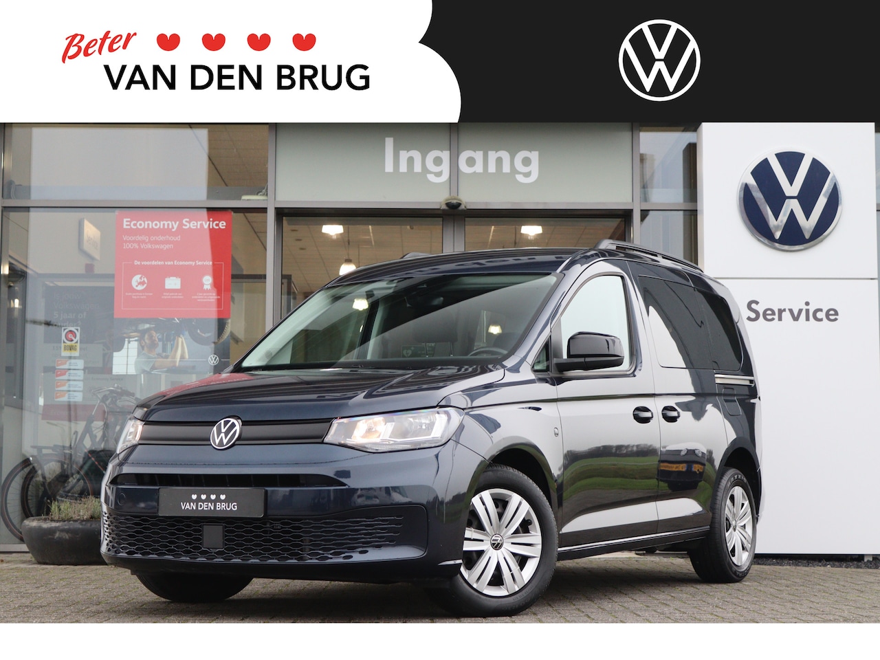 Volkswagen Caddy - 2.0 TDI 122 pk DSG 5p | Navigatie | App Connect | Climatronic | PDC Achter | Bluetooth | 2 - AutoWereld.nl