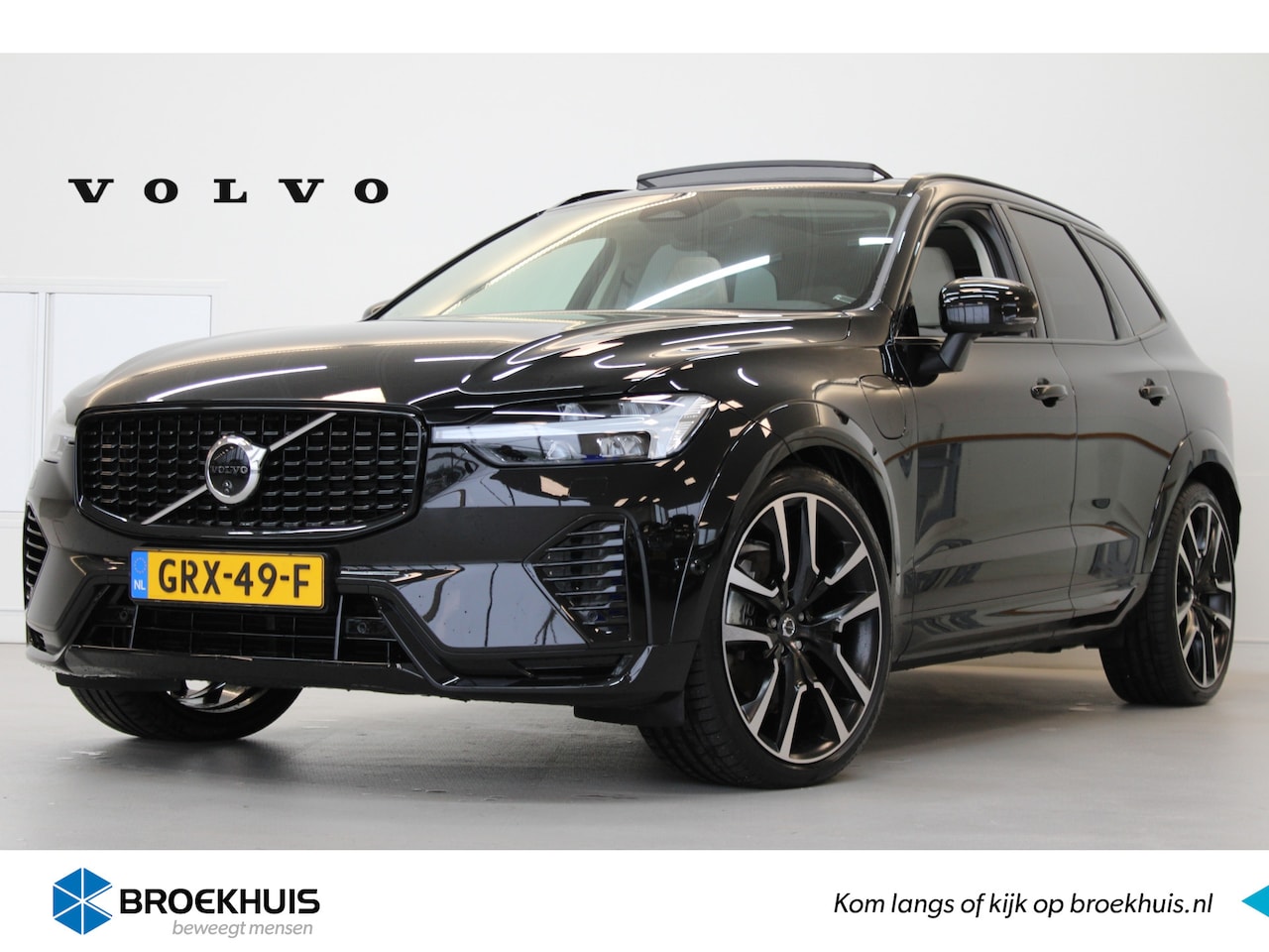 Volvo XC60 - T6 350PK AWD Ultimate Dark | Luchtvering | Massage | Gelaagd Glas | 22'' | 360º view | HUD - AutoWereld.nl