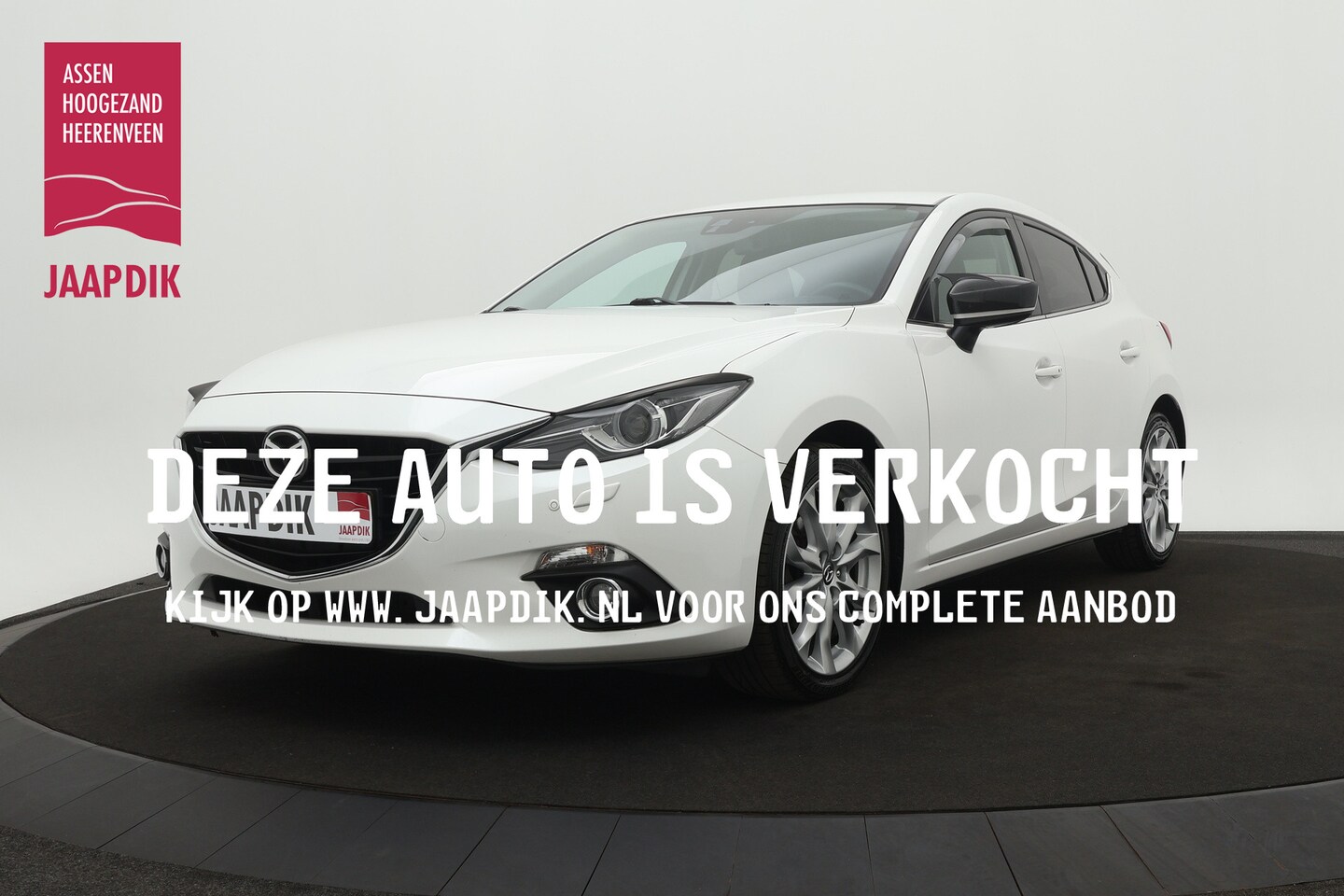 Mazda 3 - BWJ 2015 2.0 GT-M 120 PK AUTOMAAT AUTOMAAT / TREKHAAK / HEAD UP DISPLAY / LEDER / BOSE AUD - AutoWereld.nl