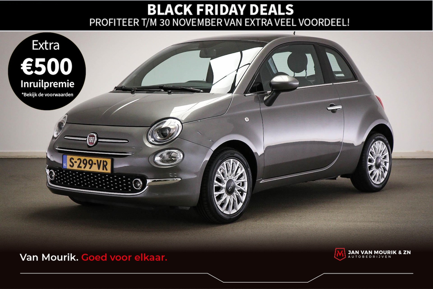 Fiat 500 - 1.2 Star | PANORAMADAK | AIRCO | CRUISE | UCONNECT | PDC | 15" - AutoWereld.nl