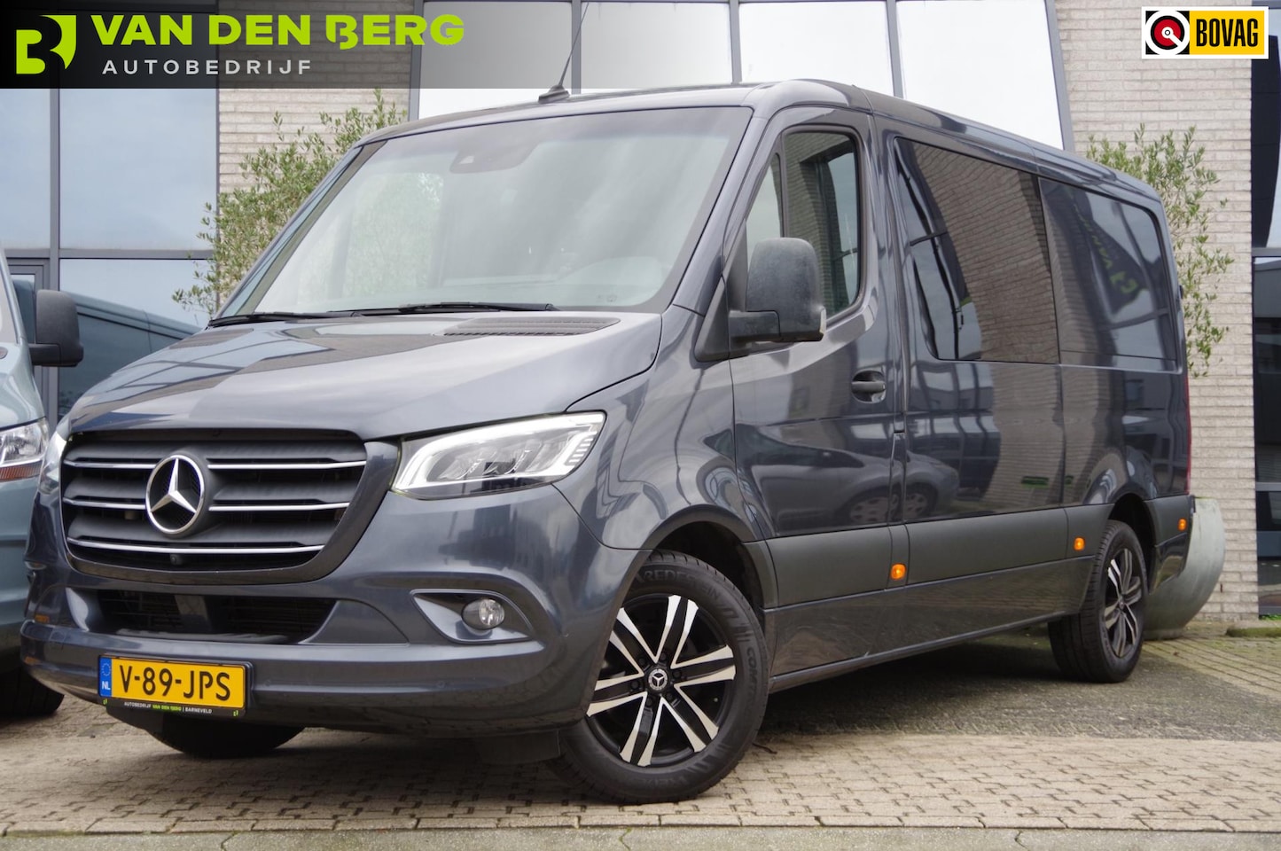 Mercedes-Benz Sprinter - 319 3.0 CDI V6 L2H1 AUT. LED, LEDER, 3.5T TREKHAAK, ADAPT. CRUISE, CAMERA, NAVI, CLIMA, ST - AutoWereld.nl