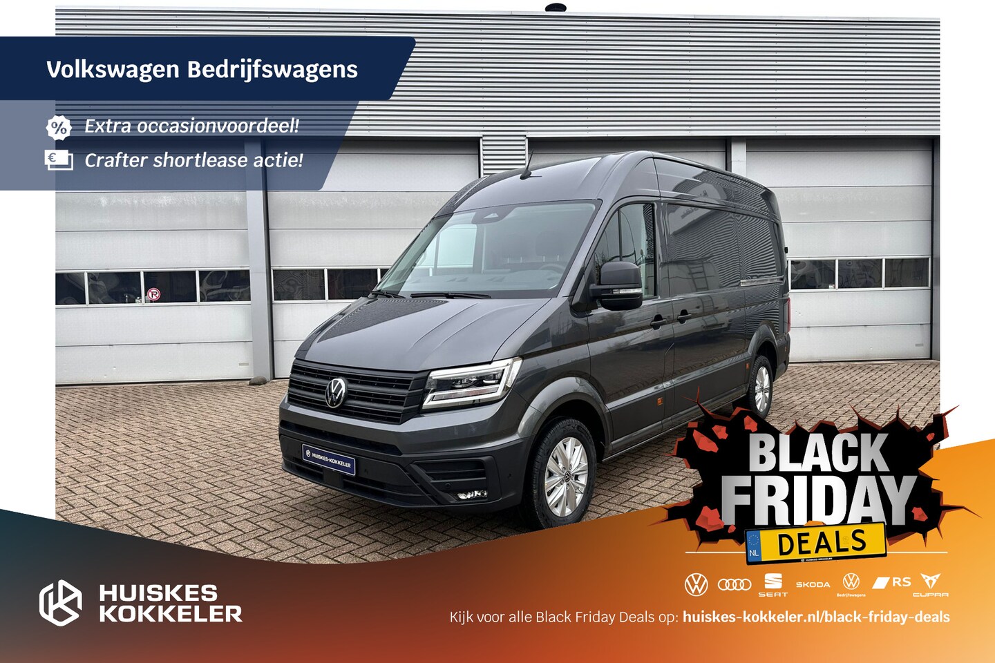 Volkswagen Crafter - Bestelwagen 35 2.0 TDI 177pk Automaat L3H3 Exclusive | 2x Schuifdeur | Geveerde Stoel | Cl - AutoWereld.nl