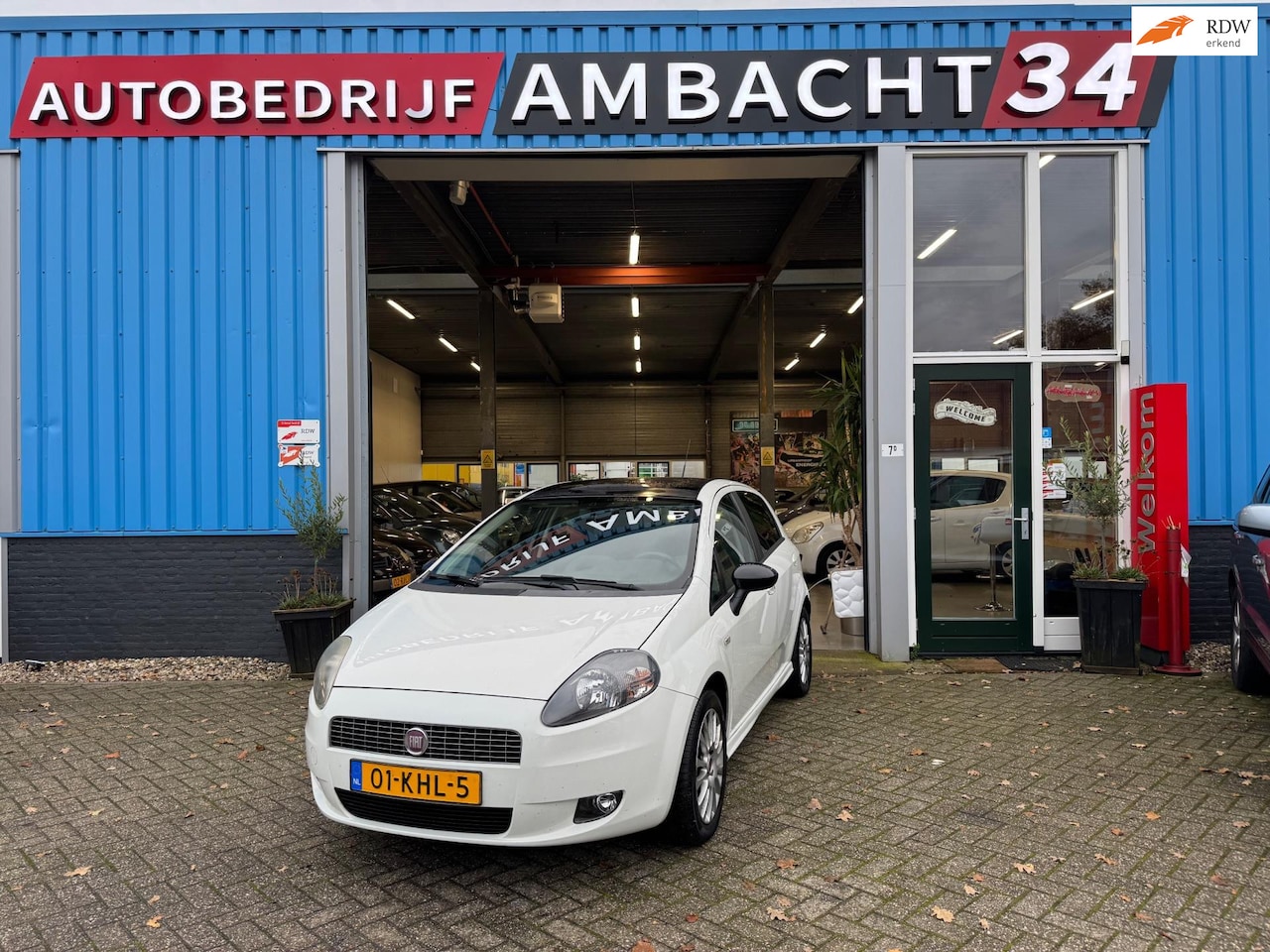 Fiat Grande Punto - 1.4 NeroBianco 1.4 NeroBianco - AutoWereld.nl