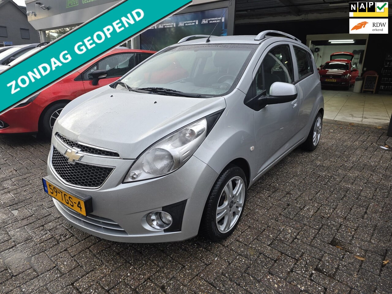 Chevrolet Spark - 1.0 16V LS Bi-Fuel | 1E EIGENAAR | 12MND GARANTIE | AIRCO | LPG-G3 | - AutoWereld.nl