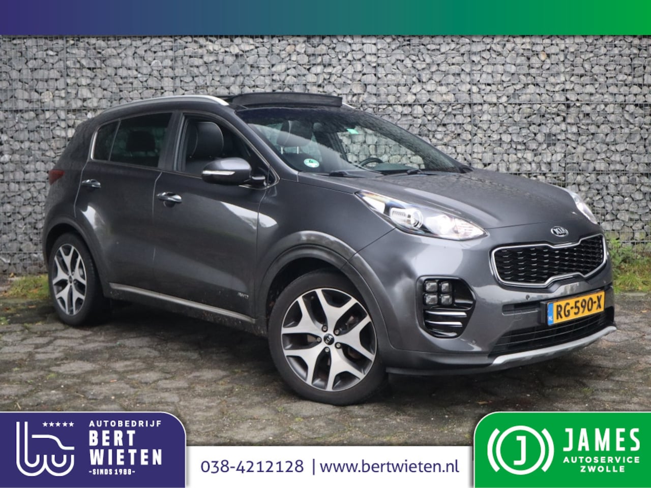 Kia Sportage - 1.6 T-GDI 4WD GT-Line | Geen import | Schuifdak | Trekhaak - AutoWereld.nl