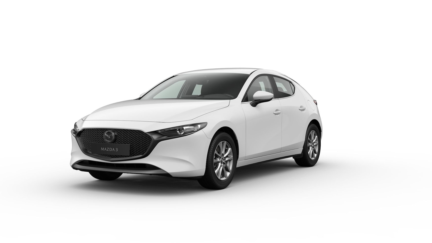 Mazda 3 - Hatchback e-Skyactiv G 140 6MT Prime-Line | 16-inch lichtmetalen velgen, Silver | 6 speake - AutoWereld.nl