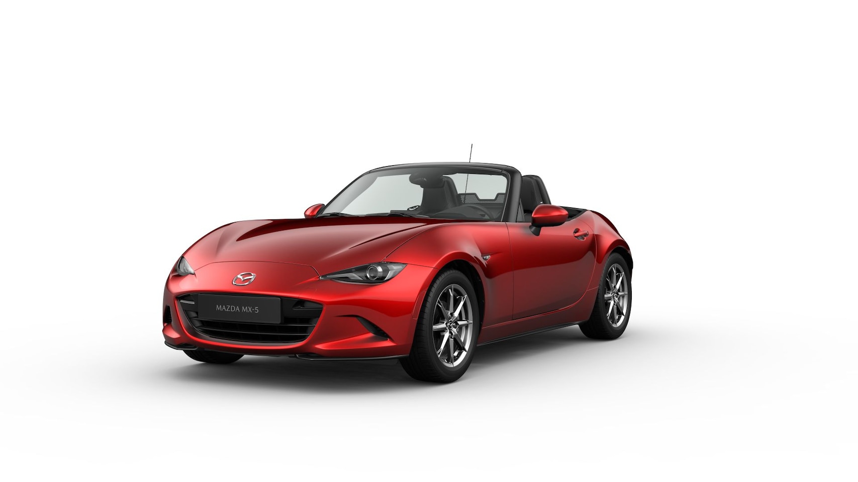 Mazda MX-5 - Roadster Skyactiv-G 132 6MT Exclusive-Line | 16-inch lichtmetalen velgen in Black Metallic - AutoWereld.nl