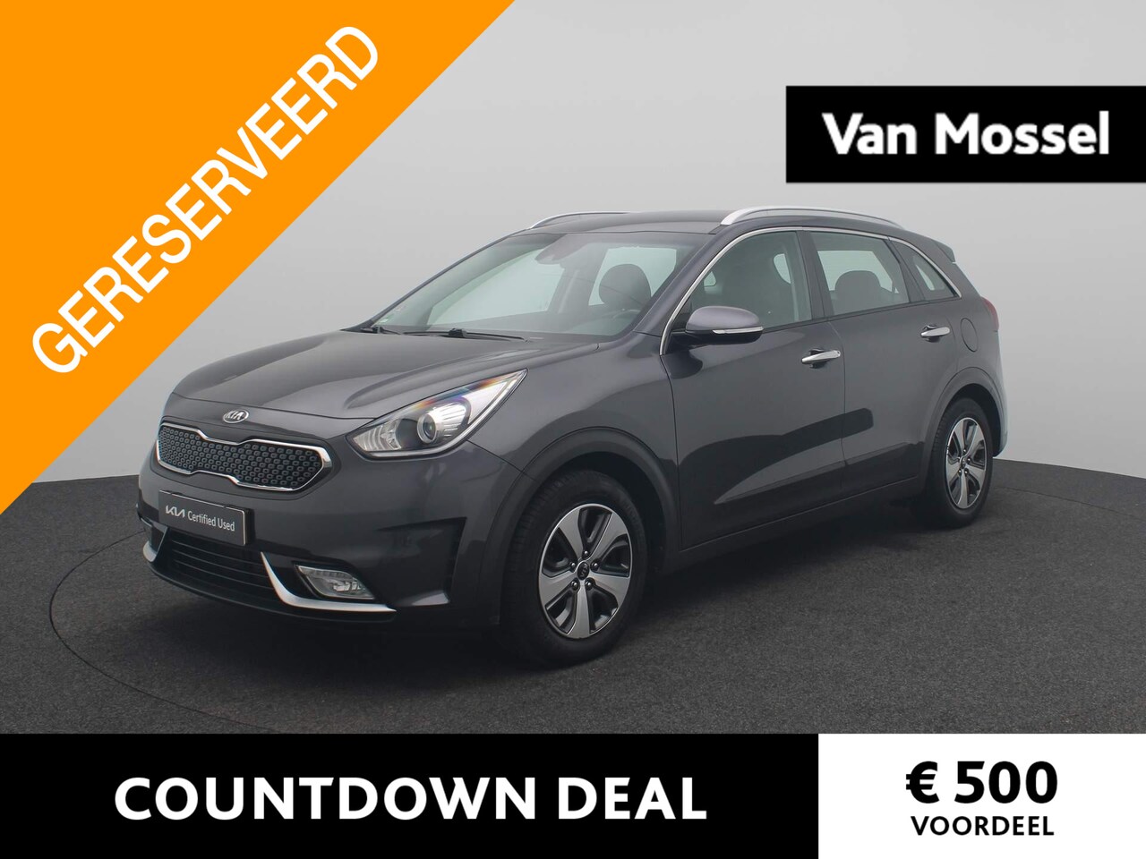 Kia Niro - 1.6 GDi Hybrid First Edition | Navi | Lichtmetalen velgen | Camera | - AutoWereld.nl