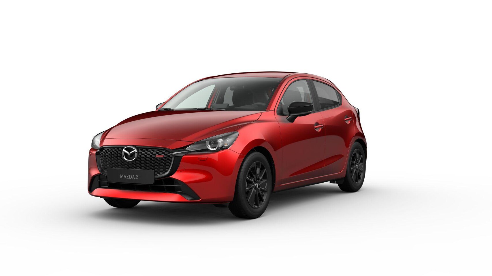 Mazda 2 - e-Skyactiv G 90 6MT Homura | 16-inch lichtmetalen velgen, Black | 8-inch LCD touchscreen k - AutoWereld.nl