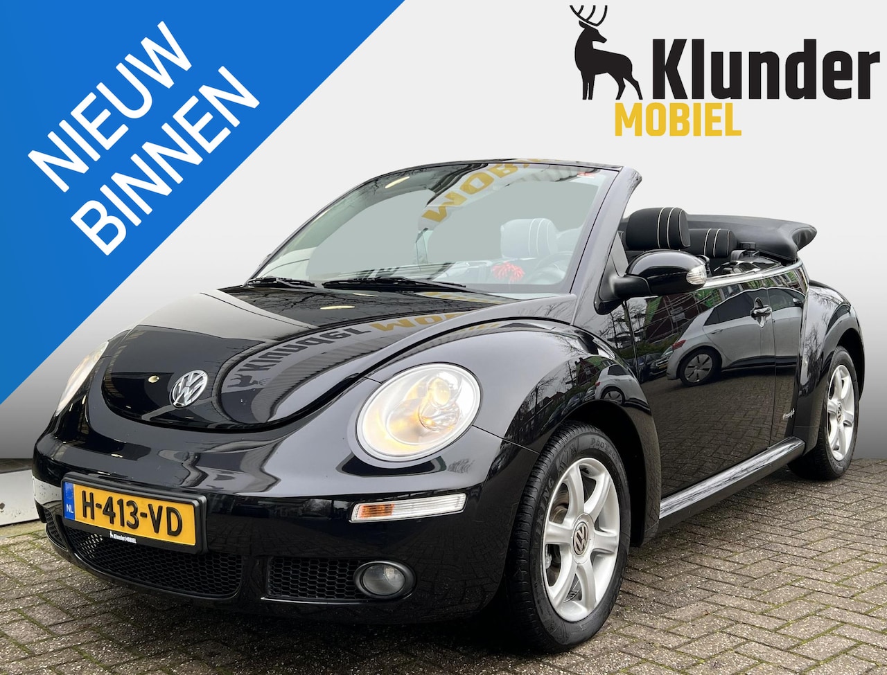 Volkswagen New Beetle Cabriolet - 1.6 Highline Aut. |Airco|Cruise Contr.| - AutoWereld.nl