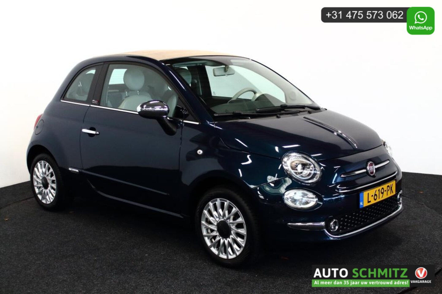 Fiat 500 C - 1.2 Lounge *Clima/PDC/Navi* - AutoWereld.nl