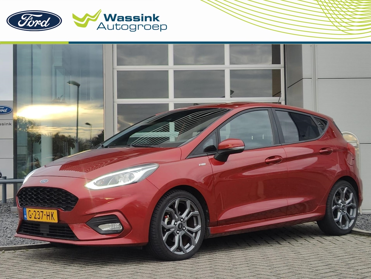 Ford Fiesta - 1.0 EcoBoost 100pk 5dr ST-Line | Cruise Control | Navigatie | Climate Control | PDC Achter - AutoWereld.nl