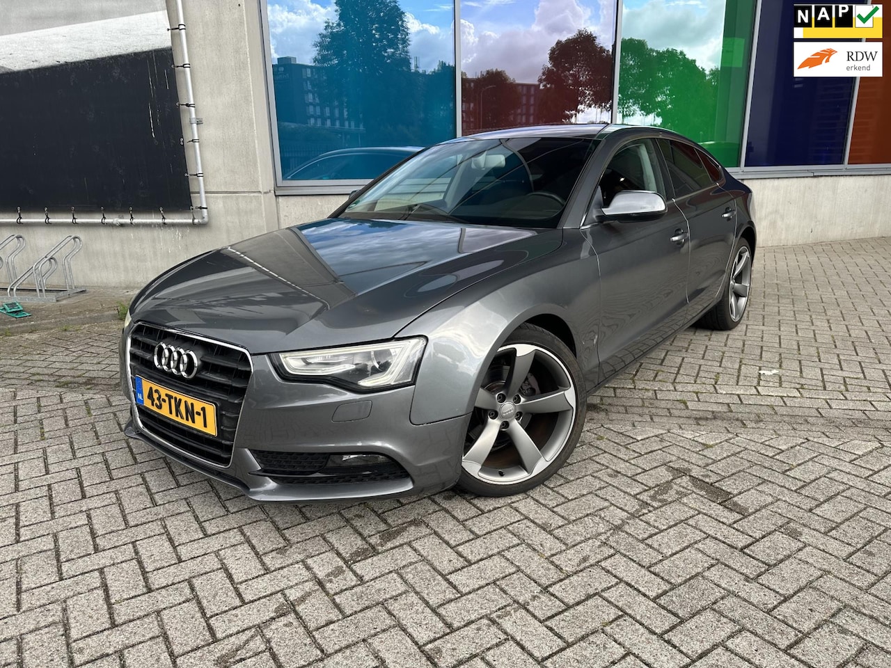 Audi A5 Sportback - 1.8 TFSI Pro Line AUTOMAAT/LEDER/S VELGEN/NAP/CAMERA - AutoWereld.nl