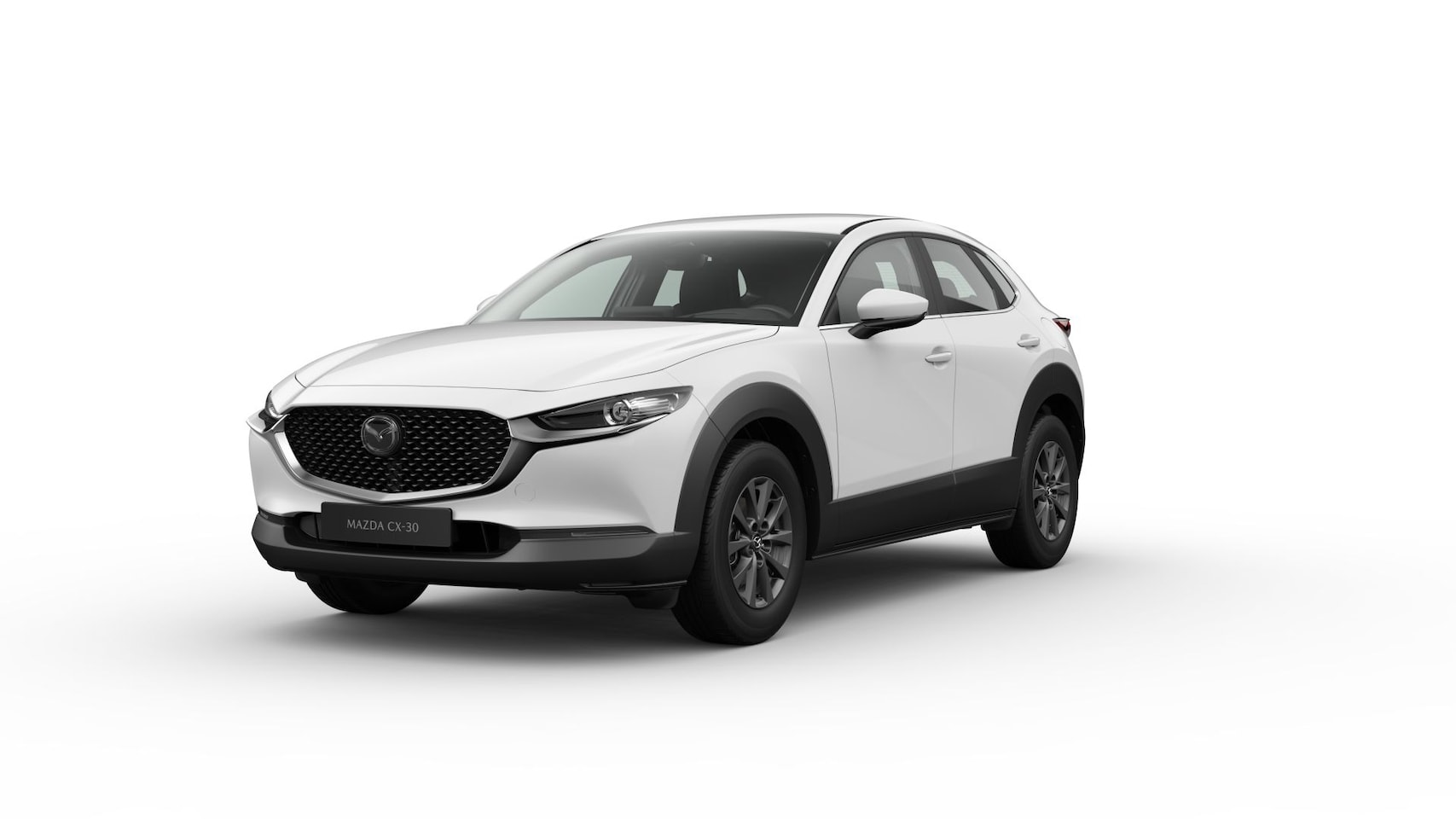 Mazda CX-30 - e-Skyactiv G 140 6AT Prime-Line | 16-inch lichtmetalen velgen, Grey | 6 speakers | 7-inch - AutoWereld.nl