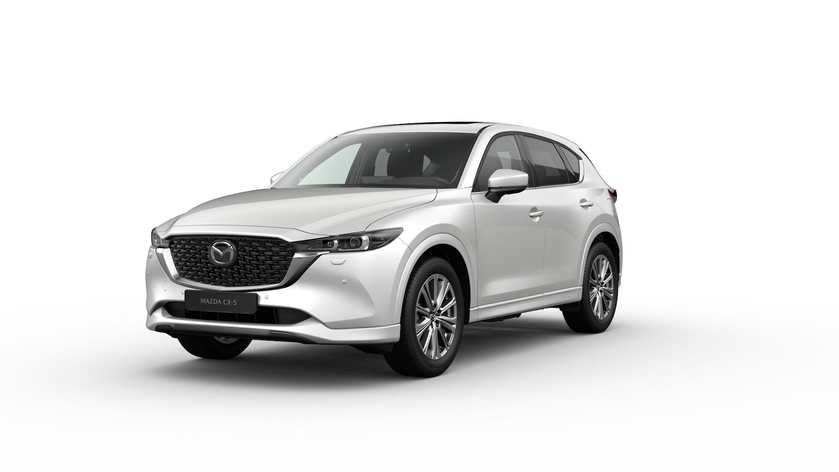 Mazda CX-5 - e-Skyactiv G 165 6AT FWD Takumi Sunroof Pack | 19-inch lichtmetalen velgen, Bright Silver - AutoWereld.nl