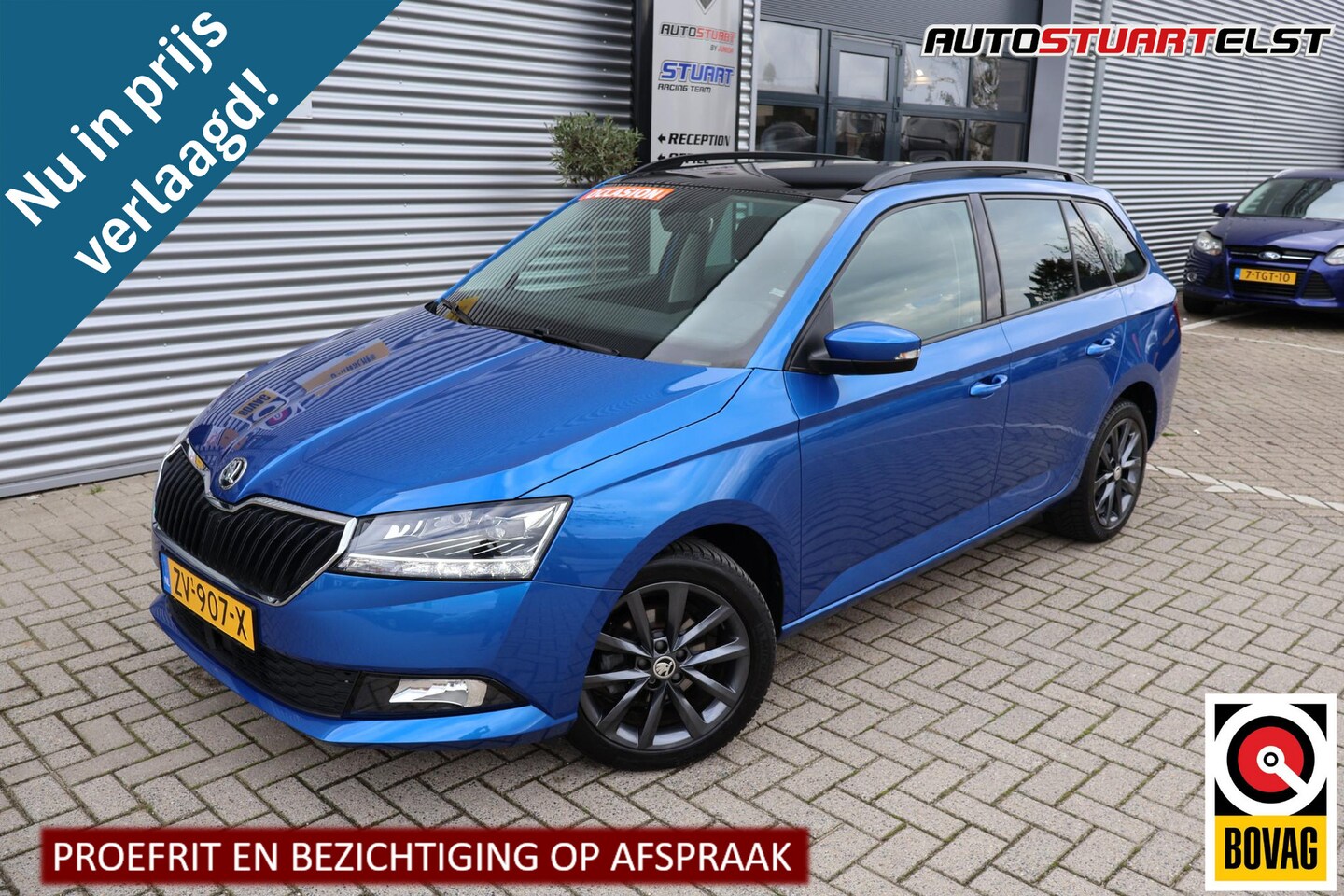 Skoda Fabia Combi - 1.0 TSI Business Edition Trekhaak | Airco | Navi | Stoelverwarming | Panorama-dak | NL-aut - AutoWereld.nl