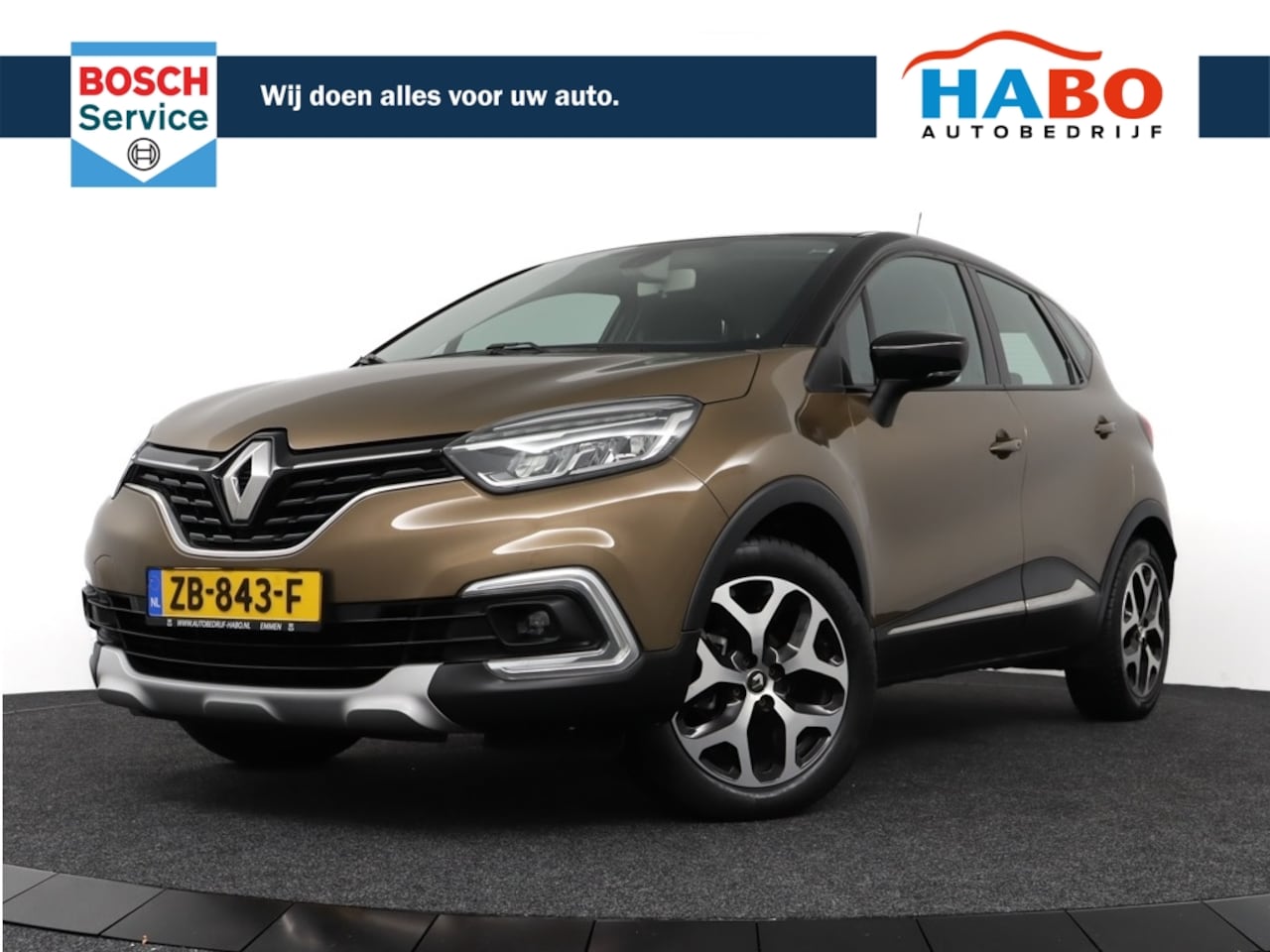 Renault Captur - 0.9 TCE INTENS ECC/CRUISE/NAV/KEYLESS-ENTRY/REGEN.SENS/PARK.SENS/STOEL.VERWARM - AutoWereld.nl