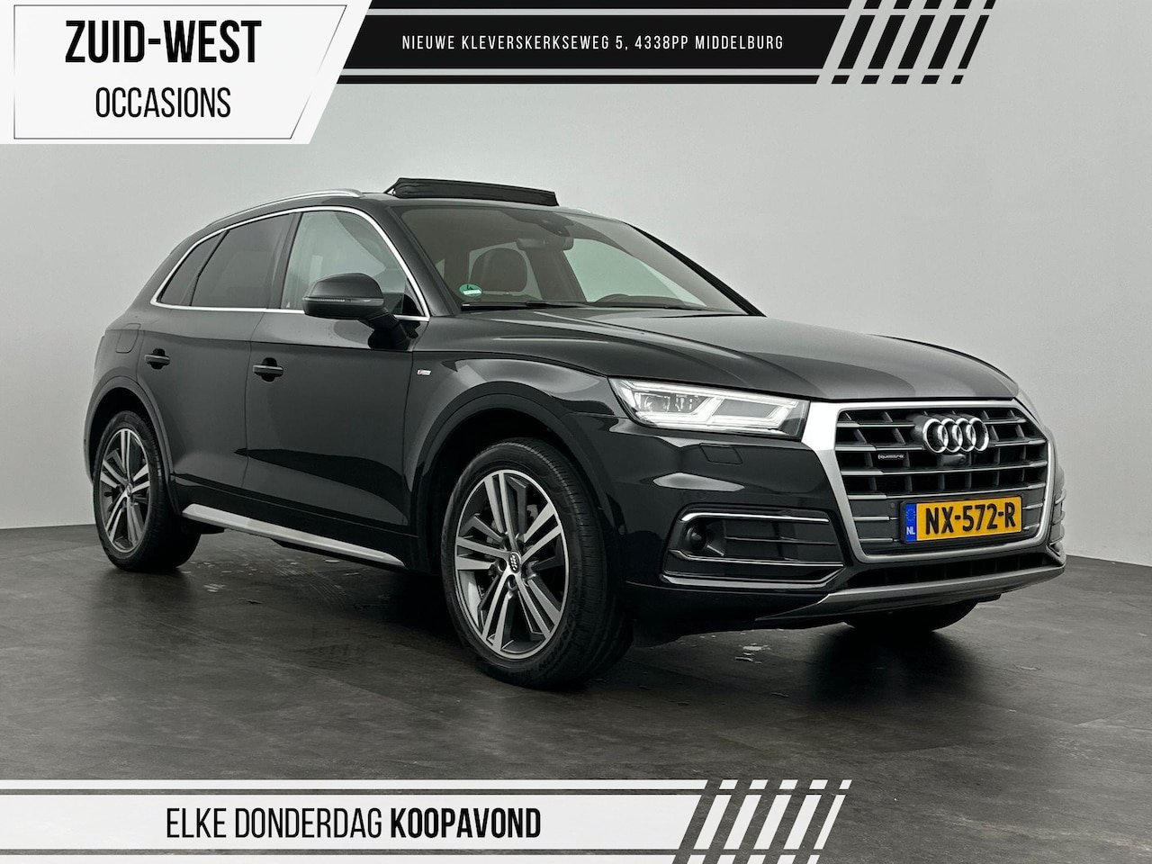 Audi Q5 - 2.0 TDI quattro S-Line Pano Luchtvering ACC Head 2.0 TDI quattro Design Pro Line Plus - AutoWereld.nl