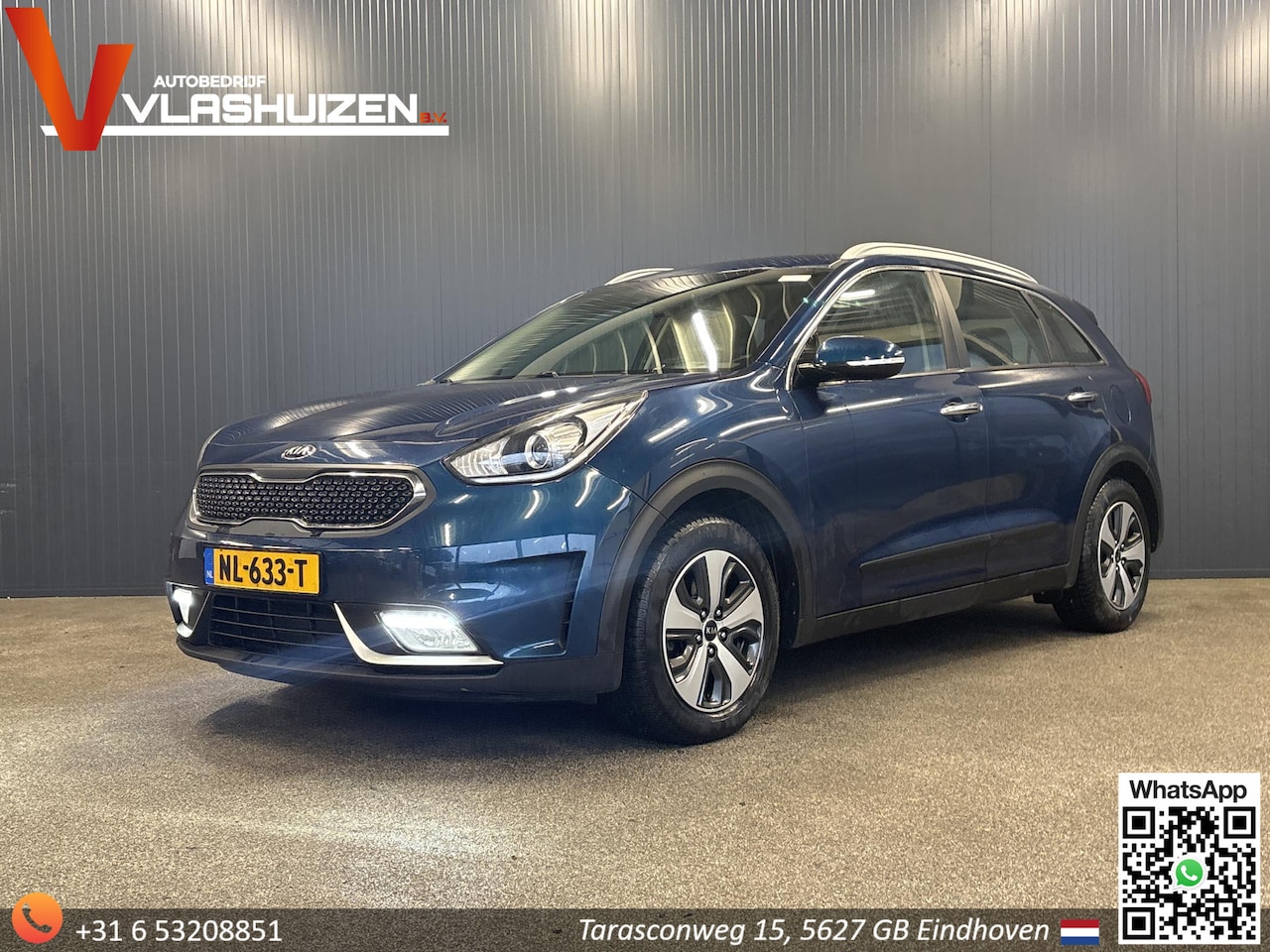 Kia Niro - 1.6 GDi Hybrid First Edition Automaat | Leder | Climate | Cruise | Navi | Camera | - AutoWereld.nl