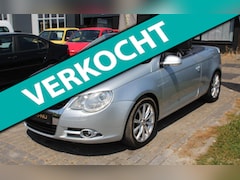 Volkswagen Eos - 2.0 T-FSI Cabrio 200PK Nederlandse auto NAV 17" LMV Climate Leder Cruise Stoelverwaming