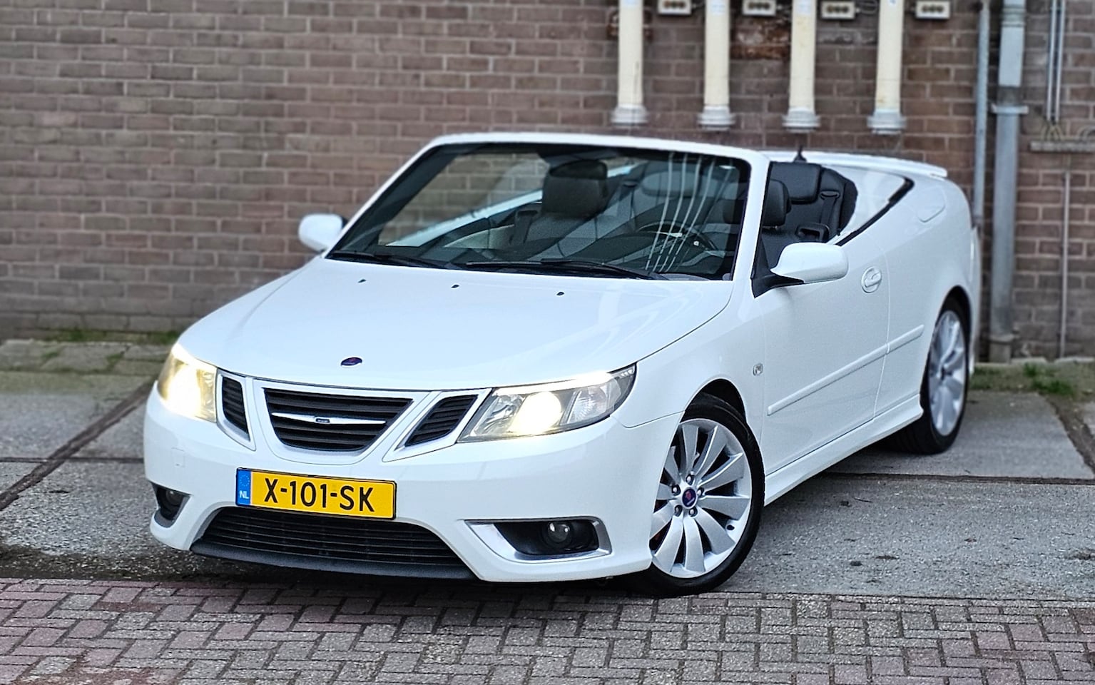 Saab 9-3 Cabrio - 2.8 V6 T Aero 300PK Android/Apple Xenon 18"LM Velgen Mooi - AutoWereld.nl