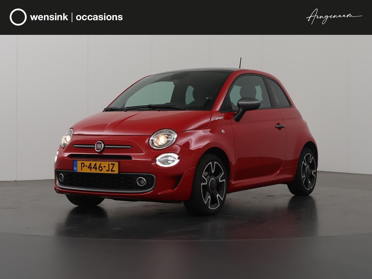 Fiat 500 - 1.0 Hybrid Sport | Panoramadak | Beats Audio | Climate Control | Apple/Android Carplay | - AutoWereld.nl