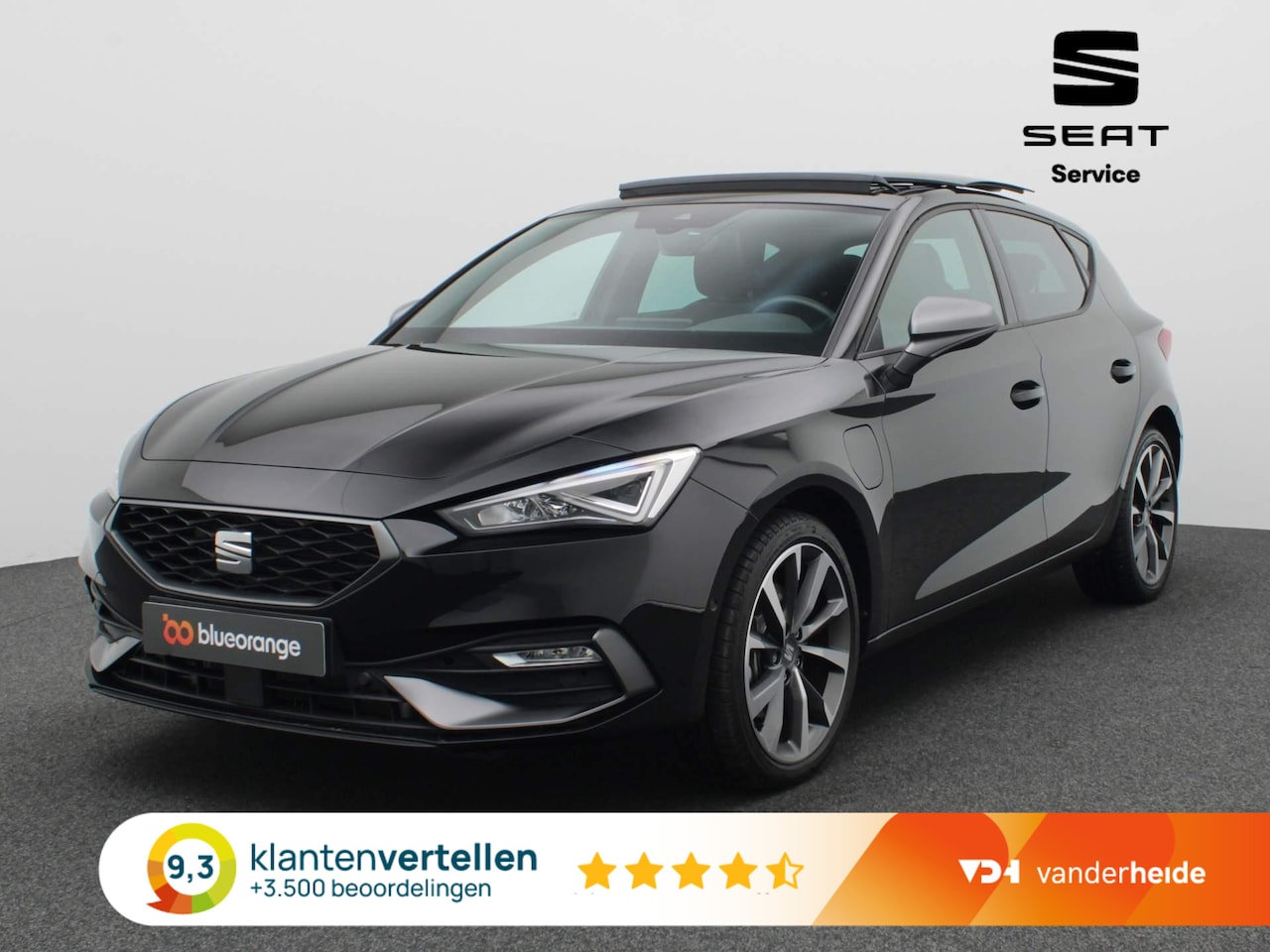 Seat Leon - 1.4 TSI eHybrid PHEV FR Business Intense 204PK DSG Navi, Keyless, Pano-Schuifdak, Memory s - AutoWereld.nl