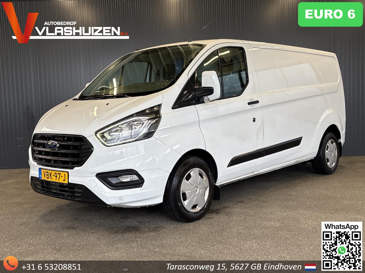 Ford Transit Custom - 340 2.0 TDCI 130PK L2H1 | € 8.450,- NETTO! | Euro 6 | Bijrijdersbank | Airco | Cruise | Ca - AutoWereld.nl