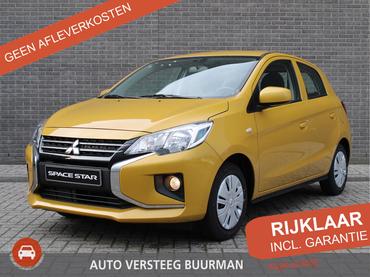 Mitsubishi Space Star - 1.2 Active Airco, Apple carplay/Android auto, Audio/DAB, Elek.verst.buitenspiegels en rame - AutoWereld.nl