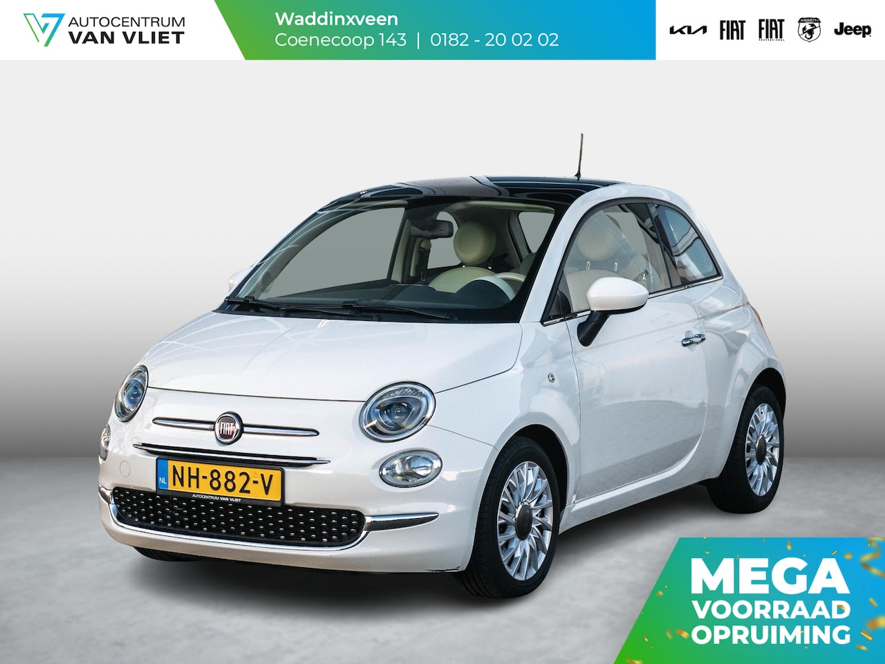 Fiat 500 - TwinAir Turbo Lounge | Clima | Navigatie | PDC | Panoramadak - AutoWereld.nl