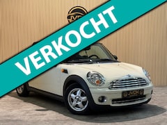 MINI Cabrio - 1.6 Cooper CABRIO, CRUISE, LEDER, AUTOMAAT, BJ 2009