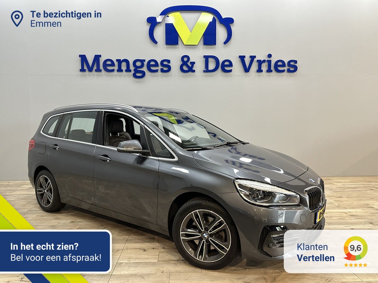 BMW 2-serie Gran Tourer - 218i High Executive Edition Sport Line | Airco ECC | Leder | Camera | Head-Up | Navigatie - AutoWereld.nl