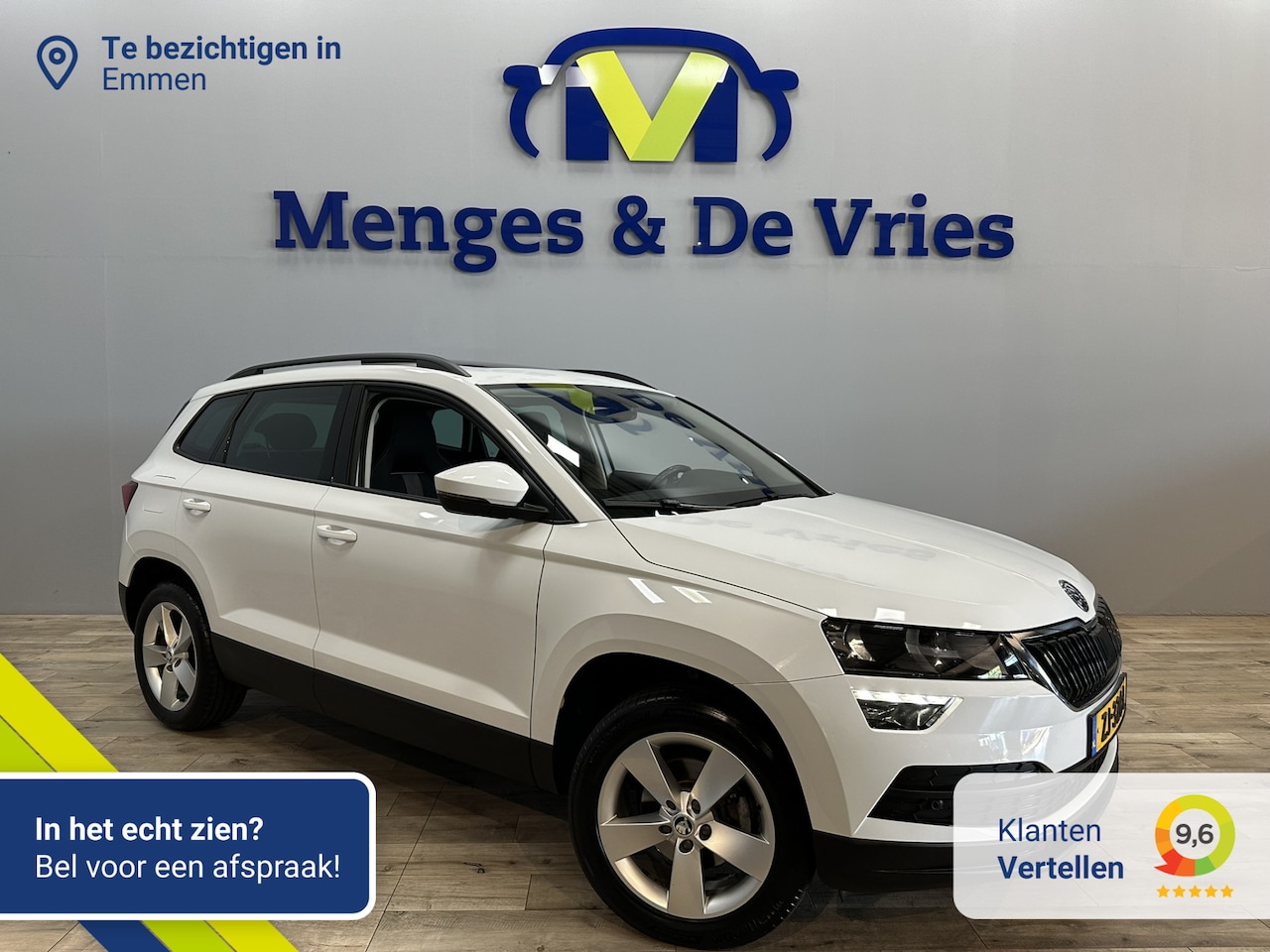 Skoda Karoq - 1.0 TSI Ambition Business Airco ECC | Adaptive Cruise | Panorama | Camera | Navigatie | St - AutoWereld.nl