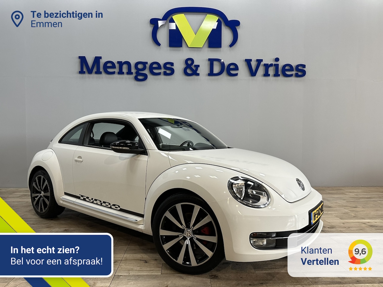 Volkswagen Beetle - 2.0 TSI Sport Automaat | Airco ECC | Fender Audio | Leder | 19" velgen | Cruise control | - AutoWereld.nl