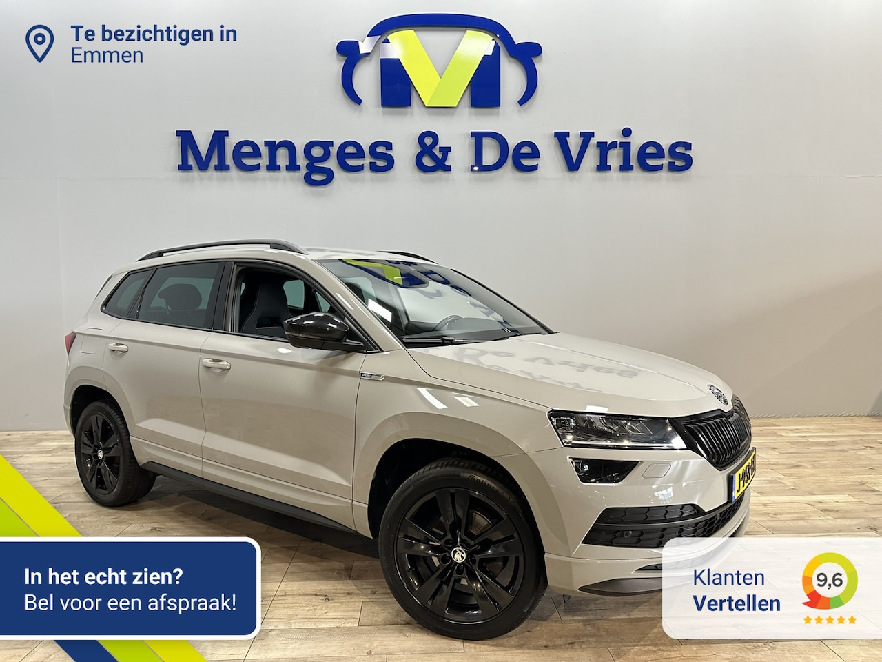 Skoda Karoq - 1.5 TSI ACT Sportline Business Airco ECC | LED | Virtual | Adaptive Cruise | Trekhaak | Ca - AutoWereld.nl