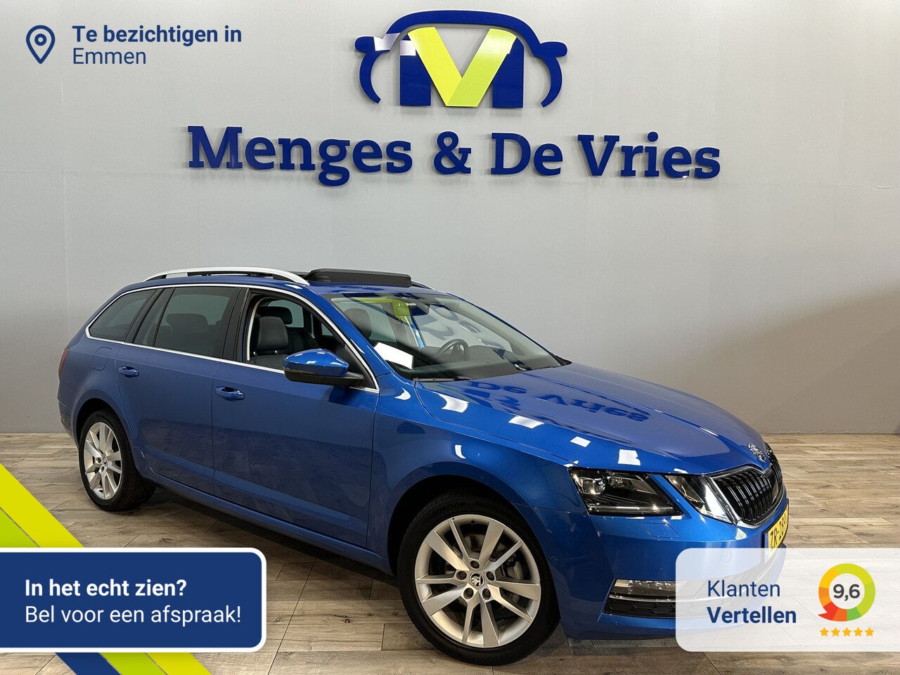 Skoda Octavia Combi - 1.5 TSI Greentech Style Business Airco ECC | Panorama | Canton | Leer | Trekhaak | LED | C - AutoWereld.nl