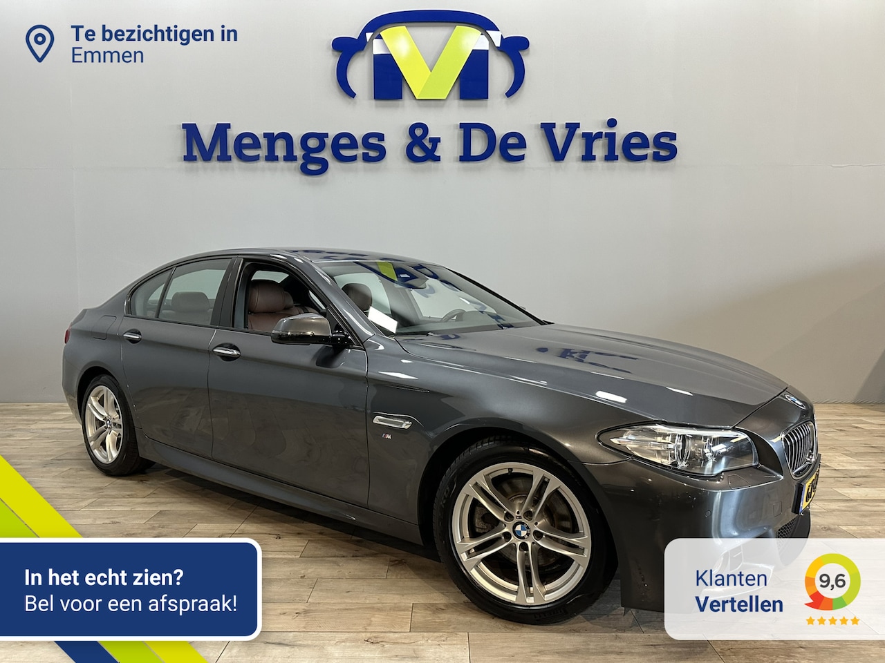 BMW 5-serie - 520i Edition High Executive M Sport | Airco ECC | Leer | Xenon | Harman Kardon | Cruise Co - AutoWereld.nl