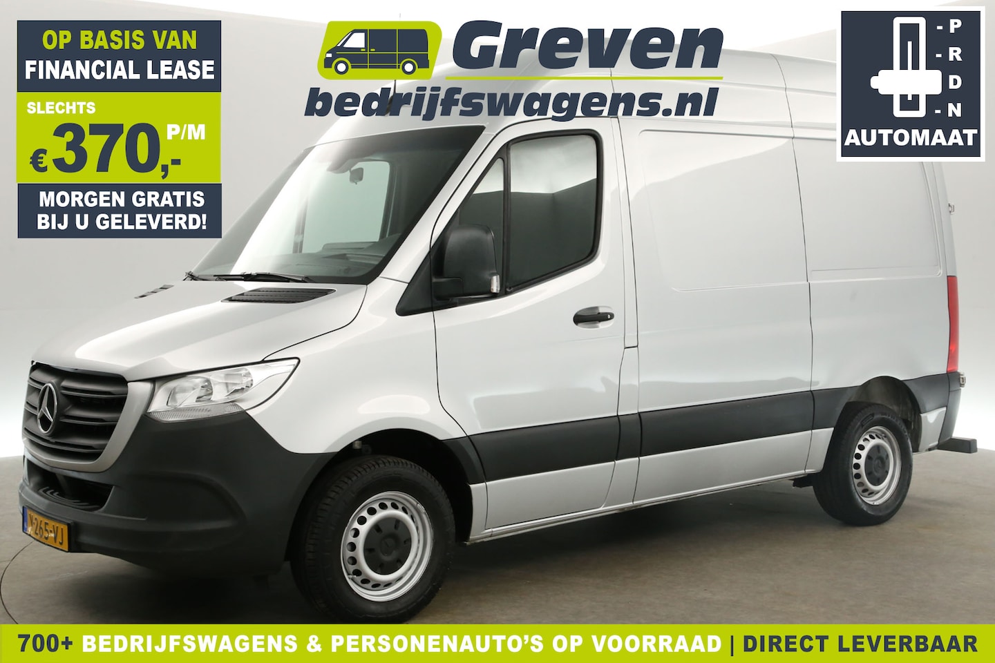 Mercedes-Benz Sprinter - 214 2.2 CDI L1H2 143PK Automaat Airco Cruise 3 Persoons Elektrpakket - AutoWereld.nl